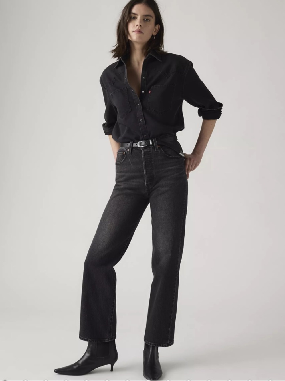 Levi’s Ribcage Straight Ankle Jeans